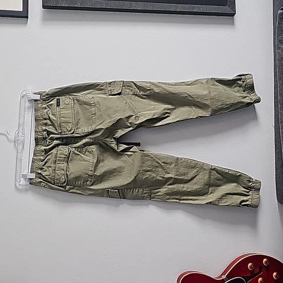 Sanctuary Standard Surplus Jogger Cotton Pants Army Green Size Small - Picture 5 of 6